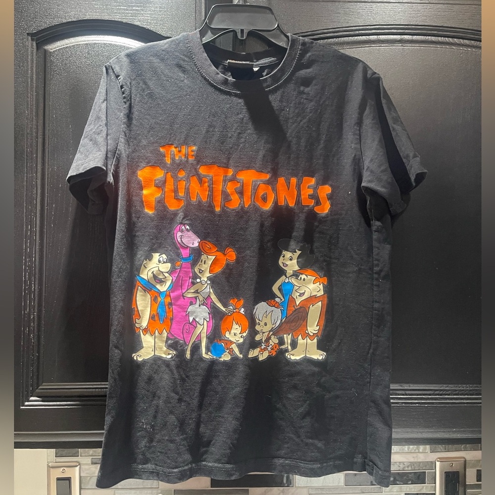 The Flintstones T-Shirt S Hanna Barbera Print In EUC